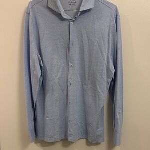 Boggi Milano Men's Light Blue Long Sleeve Shirt